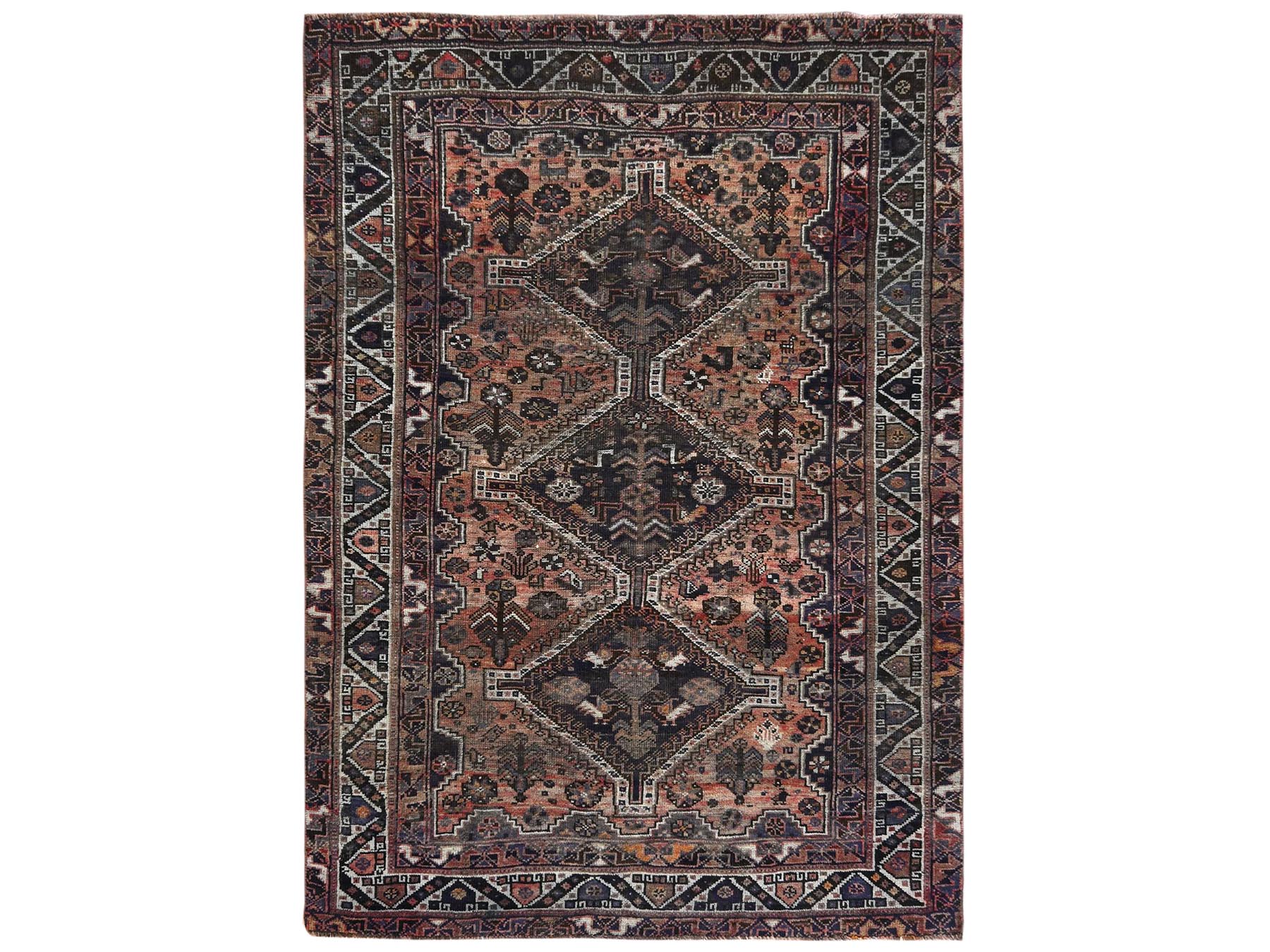 Overdyed & Vintage Rugs LUV735075